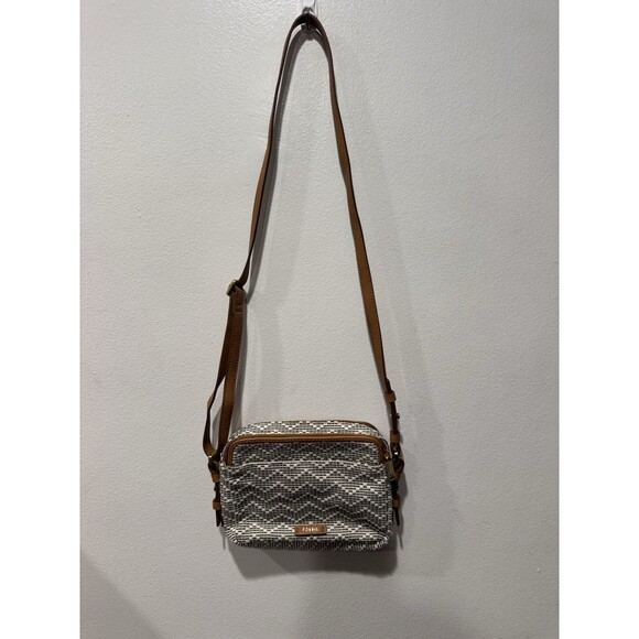 Fossil Piper FBC Toaster Neutral Striped crossbody bag - Picture 6 of 9